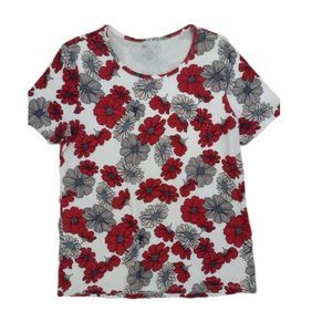 Women Short Sleeve White Stag Shirt